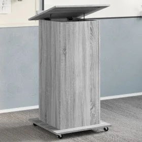 Rollwagen-Ständer mit Schublade aus grauem Sonoma-Holz 55x55x107 cm. von , Schreibtische - Ref: Foro24-848029, Preis: 123,36 ...
