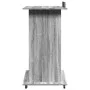 Rollwagen-Ständer mit Schublade aus grauem Sonoma-Holz 55x55x107 cm. von , Schreibtische - Ref: Foro24-848029, Preis: 123,36 ...