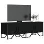 TV-Möbel aus schwarzem Ingenieurholz 122x34x41 cm von , TV-Möbel - Ref: Foro24-848584, Preis: 64,13 €, Rabatt: %