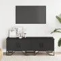 Engineered wood TV stand in black, 122x34x41 cm by , TV Furniture - Ref: Foro24-848584, Price: 61,61 €, Discount: %