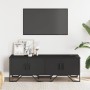 TV-Möbel aus schwarzem Ingenieurholz 122x34x41 cm von , TV-Möbel - Ref: Foro24-848584, Preis: 64,13 €, Rabatt: %