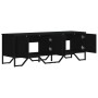 TV-Möbel aus schwarzem Ingenieurholz 122x34x41 cm von , TV-Möbel - Ref: Foro24-848584, Preis: 64,13 €, Rabatt: %