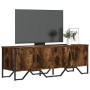 TV-Möbel aus geräucherter Eichen-Ingenieurholz 122x34x41 cm von , TV-Möbel - Ref: Foro24-848586, Preis: 66,85 €, Rabatt: %