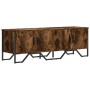 TV-Möbel aus geräucherter Eichen-Ingenieurholz 122x34x41 cm von , TV-Möbel - Ref: Foro24-848586, Preis: 66,85 €, Rabatt: %