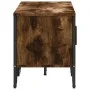 Engineered wood TV stand in smoked oak, 122x34x41 cm by , TV Furniture - Ref: Foro24-848586, Price: 65,85 €, Discount: %