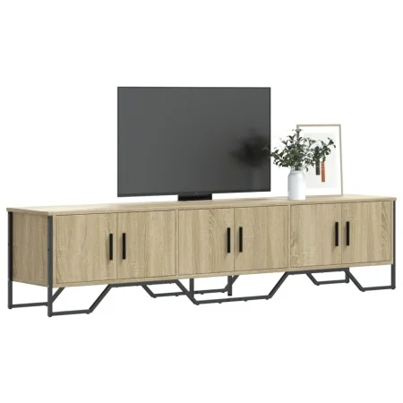 TV-Möbel aus Sonoma-Eichenfurnierholz, 180x34x41 cm. von , TV-Möbel - Ref: Foro24-848590, Preis: 110,82 €, Rabatt: %