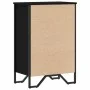 Ingenieurholzregal schwarz 50x31x74,5 cm von , Bücherregale und Regale - Ref: Foro24-848599, Preis: 38,32 €, Rabatt: %