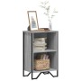 Estantería madera de ingeniería gris Sonoma 50x31x74,5 cm de , Librerías y estanterías - Ref: Foro24-848602, Precio: 38,82 €