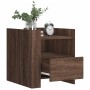 Nachttisch aus Eichenholz in brauner Farbe, 45x50x50 cm. von , Nachttische - Ref: Foro24-848282, Preis: 57,33 €, Rabatt: %