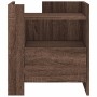Nachttisch aus Eichenholz in brauner Farbe, 45x50x50 cm. von , Nachttische - Ref: Foro24-848282, Preis: 57,33 €, Rabatt: %