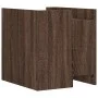 Engineered wood brown oak bedside table 45x50x50 cm by , Nightstands - Ref: Foro24-848282, Price: 56,06 €, Discount: %