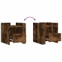Nachttisch aus geräucherter Eichen-Ingenieurholz 45x50x50 cm. von , Nachttische - Ref: Foro24-848280, Preis: 55,21 €, Rabatt: %