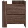Nachttisch aus Eichenholz in brauner Farbe, 45x50x50 cm. von , Nachttische - Ref: Foro24-848289, Preis: 59,74 €, Rabatt: %