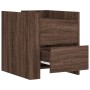 Nachttisch aus Eichenholz in brauner Farbe, 45x50x50 cm. von , Nachttische - Ref: Foro24-848289, Preis: 59,74 €, Rabatt: %