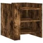 Engineered wood smoked oak bedside table 45x50x50 cm by , Nightstands - Ref: Foro24-848294, Price: 44,88 €, Discount: %