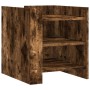 Mesita de noche madera de ingeniería roble ahumado 45x50x50 cm de , Mesitas de noche - Ref: Foro24-848294, Precio: 45,44 €, D...