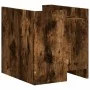 Engineered wood smoked oak bedside table 45x50x50 cm by , Nightstands - Ref: Foro24-848294, Price: 44,88 €, Discount: %