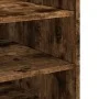 Engineered wood smoked oak bedside table 45x50x50 cm by , Nightstands - Ref: Foro24-848294, Price: 44,88 €, Discount: %