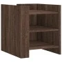 Engineered wood brown oak bedside table 45x50x50 cm by , Nightstands - Ref: Foro24-848296, Price: 46,04 €, Discount: %