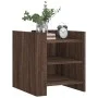 Engineered wood brown oak bedside table 45x50x50 cm by , Nightstands - Ref: Foro24-848296, Price: 46,04 €, Discount: %