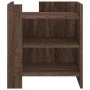 Engineered wood brown oak bedside table 45x50x50 cm by , Nightstands - Ref: Foro24-848296, Price: 46,04 €, Discount: %