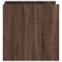 Engineered wood brown oak bedside table 45x50x50 cm by , Nightstands - Ref: Foro24-848296, Price: 46,04 €, Discount: %
