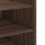 Engineered wood brown oak bedside table 45x50x50 cm by , Nightstands - Ref: Foro24-848296, Price: 46,04 €, Discount: %