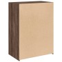 Engineered wood brown oak sideboard 70x41x93 cm by , Sideboards - Ref: Foro24-846375, Price: 77,23 €, Discount: %