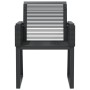 Gartenstühle 4 Stück in schwarzem synthetischem Rattan von , Gartenstühle - Ref: Foro24-4008114, Preis: 276,71 €, Rabatt: %