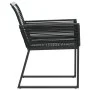 Gartenstühle 4 Stück in schwarzem synthetischem Rattan von , Gartenstühle - Ref: Foro24-4008114, Preis: 276,06 €, Rabatt: %