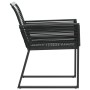 Gartenstühle 4 Stück in schwarzem synthetischem Rattan von , Gartenstühle - Ref: Foro24-4008114, Preis: 276,71 €, Rabatt: %