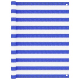 Balcony awning in blue and white HDPE 120x300 cm by vidaXL, Umbrellas - Ref: Foro24-310892, Price: 16,35 €, Discount: %