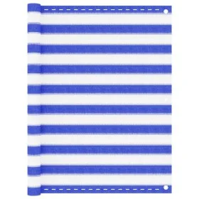 Balcony awning in blue and white HDPE 120x300 cm by vidaXL, Umbrellas - Ref: Foro24-310892, Price: 17,00 €, Discount: %