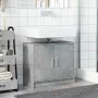 Engineered wood gray concrete sink cabinet 63x29x55 cm by , Bathroom furniture - Ref: Foro24-848097, Price: 48,65 €, Discount: %