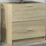 Armario de lavabo madera de ingeniería roble Sonoma 59x37x59 cm de , Muebles de baño - Ref: Foro24-848110, Precio: 75,13 €