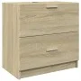 Armario de lavabo madera de ingeniería roble Sonoma 59x37x59 cm de , Muebles de baño - Ref: Foro24-848110, Precio: 71,47 €, D...