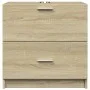 Armario de lavabo madera de ingeniería roble Sonoma 59x37x59 cm de , Muebles de baño - Ref: Foro24-848110, Precio: 71,47 €, D...