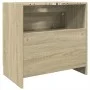 Armario de lavabo madera de ingeniería roble Sonoma 59x37x59 cm de , Muebles de baño - Ref: Foro24-848110, Precio: 71,47 €, D...
