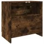 Waschbeckenunterschrank aus geräucherter Eichen-Ingenieurholz 59x37x59 cm. von , Badezimmermöbel - Ref: Foro24-848112, Preis:...