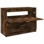 Armario de lavabo madera ingeniería roble ahumado 78x37x59 cm de , Muebles de baño - Ref: Foro24-848119, Precio: 87,94 €, Des...