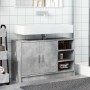 Waschbeckenunterschrank aus grauem Betonholz 90x29x55 cm von , Badezimmermöbel - Ref: Foro24-848125, Preis: 76,25 €, Rabatt: %