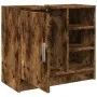 Armario de lavabo madera ingeniería roble ahumado 63x29x55 cm de , Muebles de baño - Ref: Foro24-848133, Precio: 52,95 €, Des...