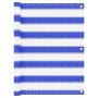 Blau-weiße HDPE-Balkonmarkise 75x400 cm von vidaXL, Sonnenschirme - Ref: Foro24-310885, Preis: 14,79 €, Rabatt: %