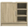 Waschbeckenunterschrank aus Sonoma-Eichen-Ingenieurholz 63x29x55 cm. von , Badezimmermöbel - Ref: Foro24-848131, Preis: 54,81...