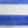 Blue and white HDPE balcony awning 75x400 cm by vidaXL, Umbrellas - Ref: Foro24-310885, Price: 14,53 €, Discount: %