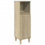 Bathroom cabinet in oak Sonoma plywood, 30x30x100 cm. by , bathroom vanities - Ref: Foro24-849659, Price: 61,94 €, Discount: %