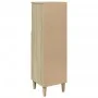 Armario de baño madera contrachapada roble Sonoma 30x30x100 cm de , Tocadores de baño - Ref: Foro24-849659, Precio: 60,29 €, ...