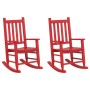 Schaukelstühle für Kinder, 2 Stück, massives Pappelholz, rot. von , Schaukelstühle - Ref: Foro24-3281597, Preis: 144,16 €, Ra...