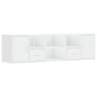 Eckschrank aus weißem Ingenieurholz 160x40x45 cm von , Schränke und Lagerung - Ref: Foro24-3307819, Preis: 117,06 €, Rabatt: %