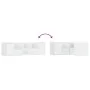 Engineered wood white corner furniture 160x40x45 cm by , Closets and storage - Ref: Foro24-3307819, Price: 114,89 €, Discount: %